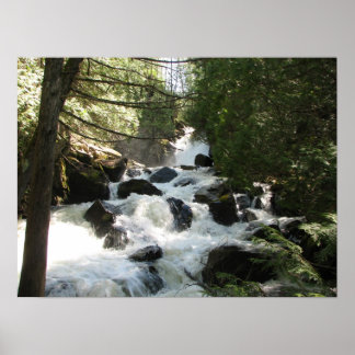 Upper Johnson Falls Poster