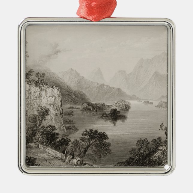 Upper Lake at Killarney, County Killarney, Metal Ornament (Front)