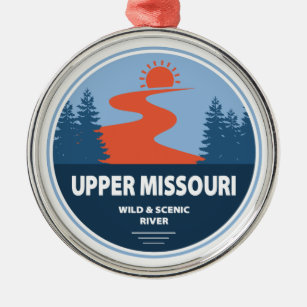 Upper Missouri Wild And Scenic River Metal Ornament