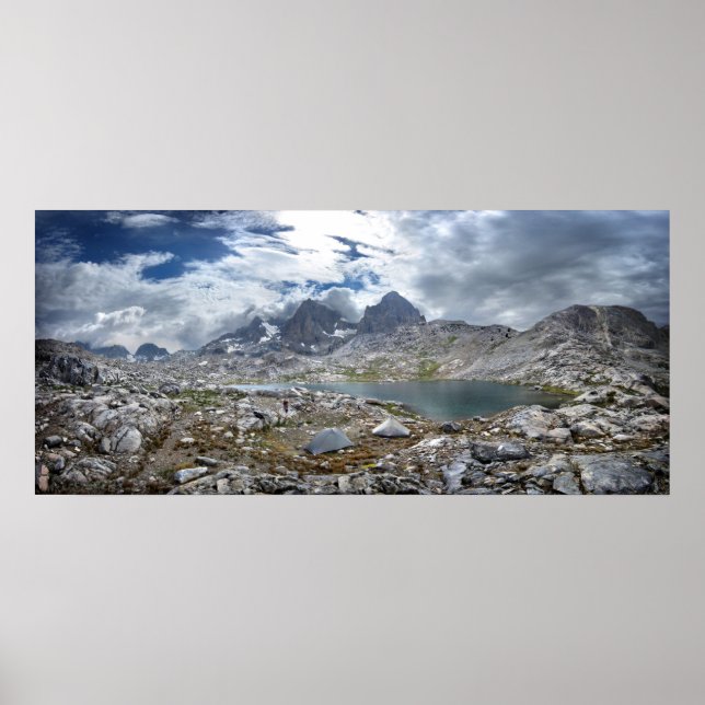 Upper Nydiver Lake Under Mt Ritter - Sierra Poster (Front)