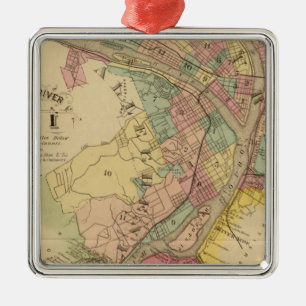 Upper Ohio River and Valley 10 Metal Tree Decoration