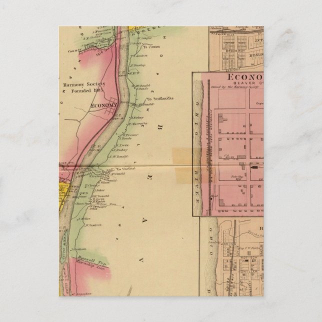 Upper Ohio River and Valley 10 Postcard (Front)