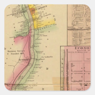 Upper Ohio River and Valley 10 Square Sticker