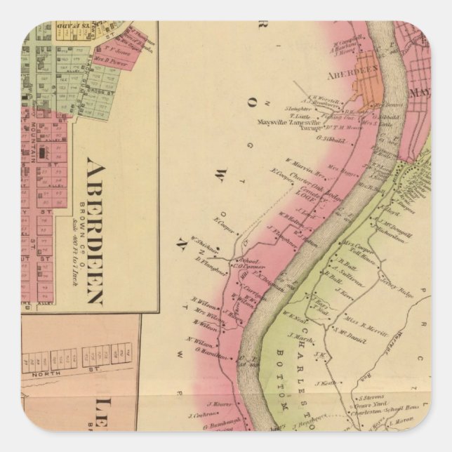 Upper Ohio River and Valley 2 Square Sticker (Front)