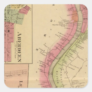 Upper Ohio River and Valley 2 Square Sticker