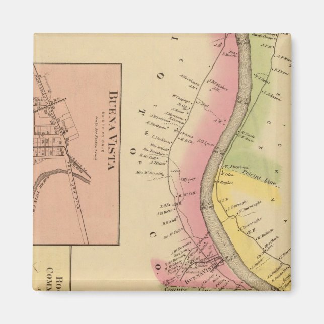 Upper Ohio River and Valley 6 Magnet (Front)
