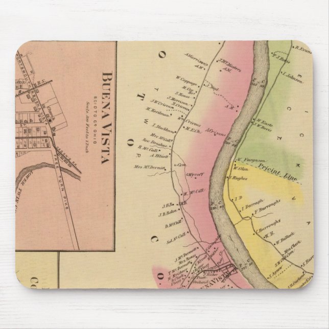 Upper Ohio River and Valley 6 Mouse Pad (Front)