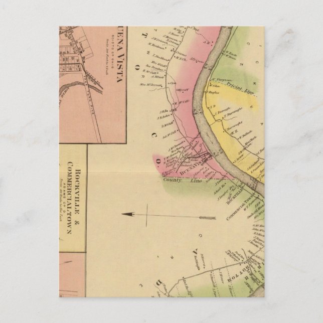 Upper Ohio River and Valley 6 Postcard (Front)