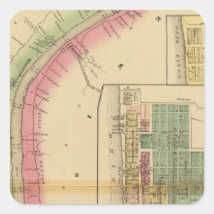 Upper Ohio River and Valley 9 Square Sticker