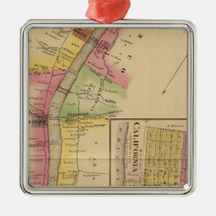 Upper Ohio River and Valley Metal Tree Decoration