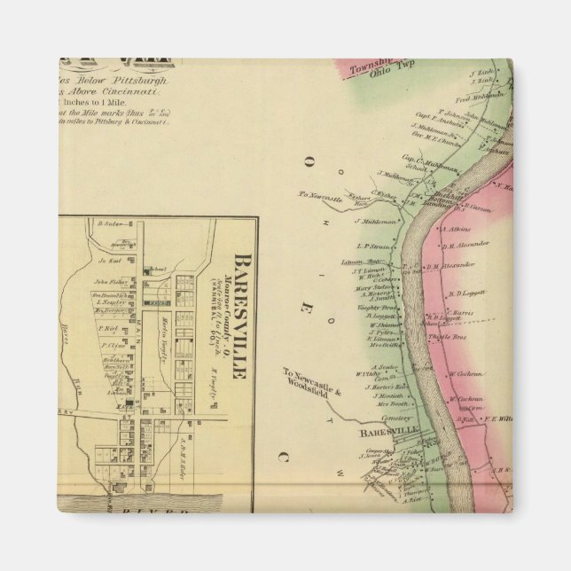 Upper Ohio River and Valley part Magnet (Front)