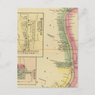 Upper Ohio River and Valley part Postcard