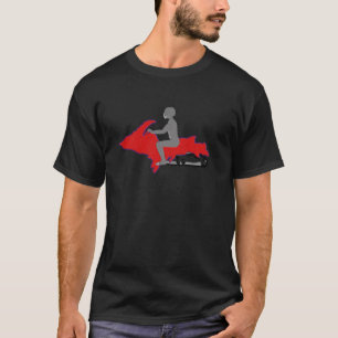 Upper Peninsula Snowmobile T-Shirt