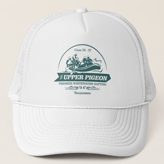 Upper Pigeon (rafting2) Trucker Hat (Front)