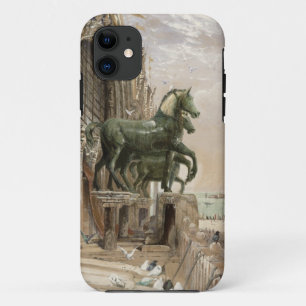 Upper portion of the facade of St. Mark's Church, iPhone 11 Case