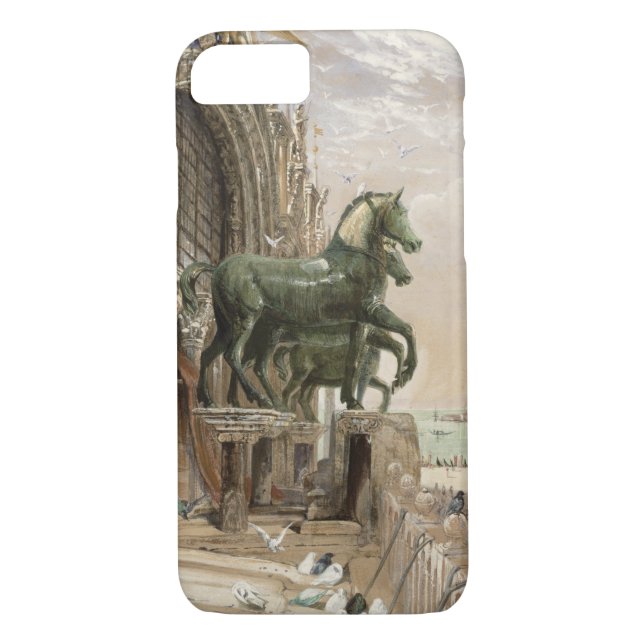 Upper portion of the facade of St. Mark's Church, Case-Mate iPhone Case (Back)