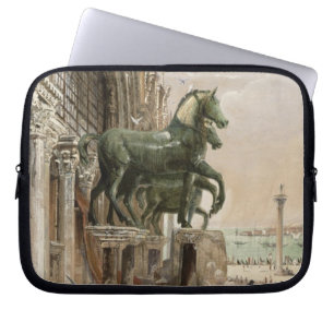 Upper portion of the facade of St. Mark's Church, Laptop Sleeve