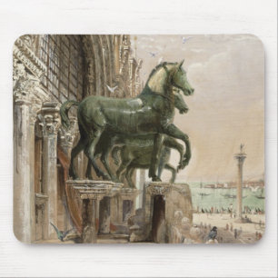 Upper portion of the facade of St. Mark's Church, Mouse Pad