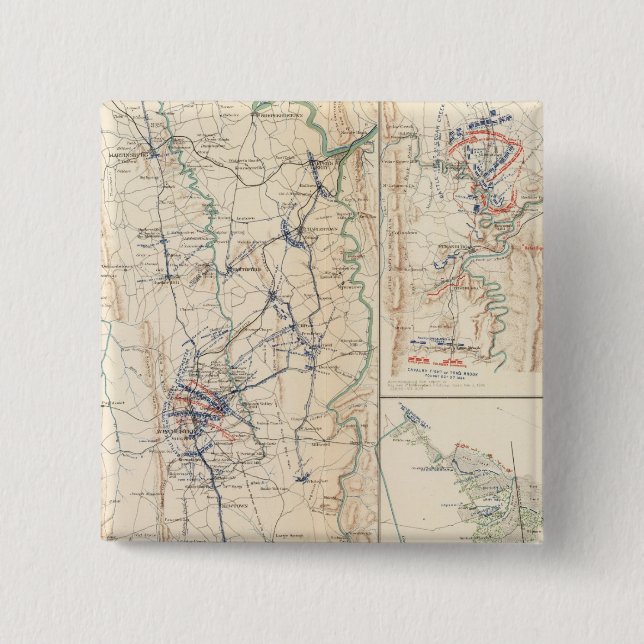 Upper Potomac McCoys Ferry-Conrads Ferry 15 Cm Square Badge (Front)