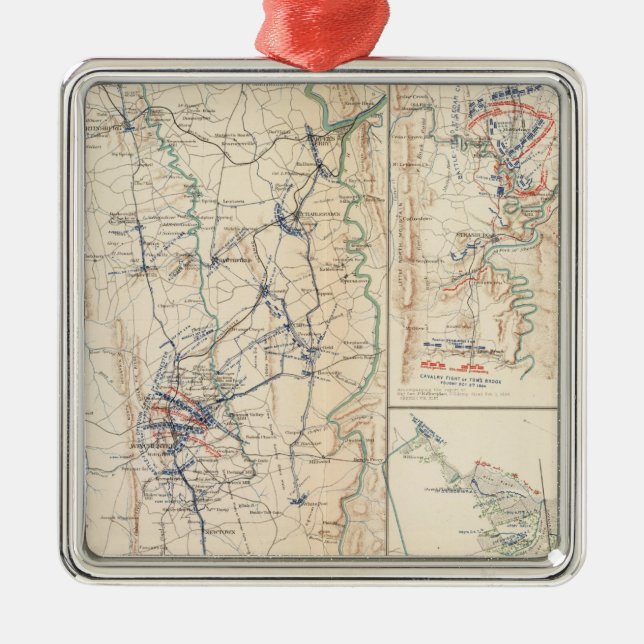 Upper Potomac McCoys Ferry-Conrads Ferry Metal Tree Decoration (Front)