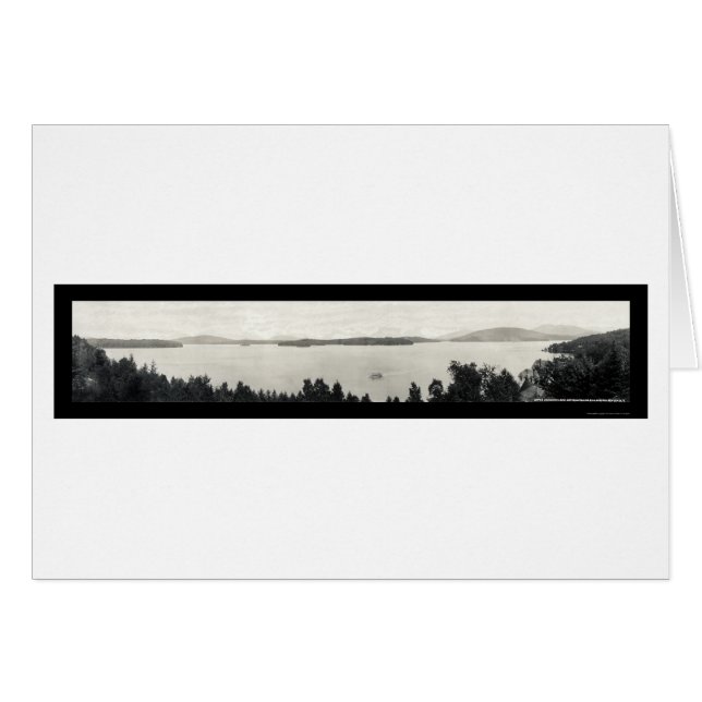 Upper Saranac Lake Photo 1912 (Front Horizontal)