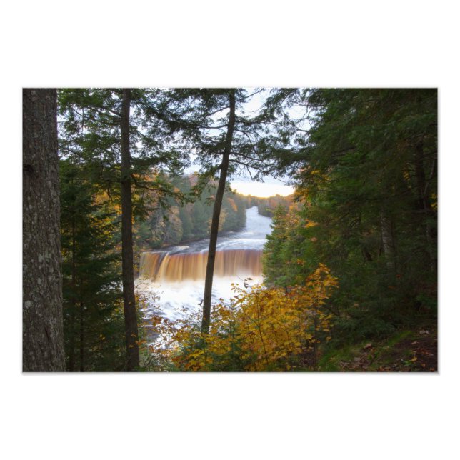 Upper Tahquamenon Falls, Autumn, Michigan Photo Print (Front)