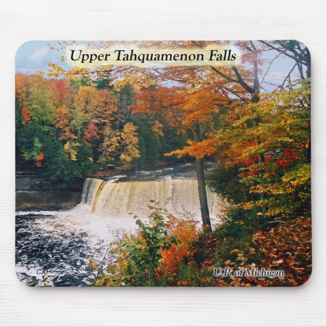 Upper Tahquamenon Falls fall mousepad (Front)