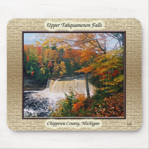 Upper Tahquamenon Falls framed mousepad