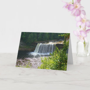 Upper Tahquamenon Falls Michigan Get Well Card