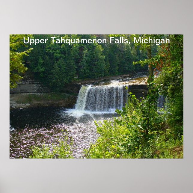 Upper Tahquamenon Falls, Michigan Poster (Front)