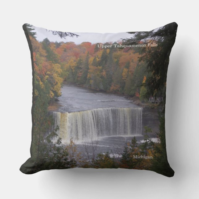 Upper Tahquamenon Falls pillow (Front)