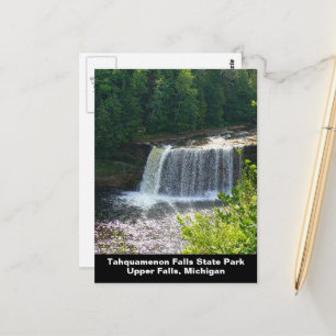 Upper Tahquamenon Falls State Park, MI Vertical Postcard