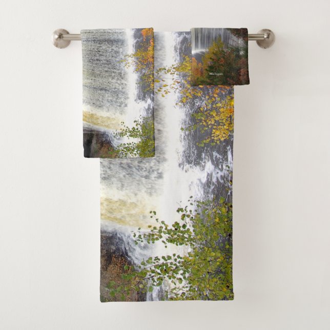Upper Tahquamenon Falls towel set (Insitu)