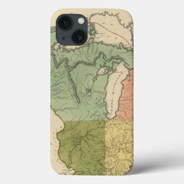 Upper Territories of the the United States Case-Mate iPhone Case (Back)