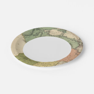 Upper Territories of the the United States Paper Plate