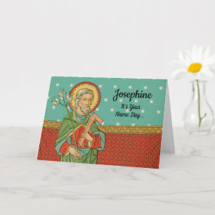 Upper Torso of St. Joseph (Detail; VVP 09) Card