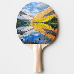 Upper Two Medicine Lake at Sunrise Ping Pong Paddle