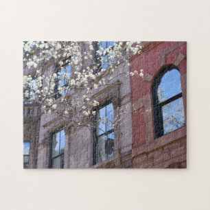 Upper West Side Brownstone Manhattan New York City Jigsaw Puzzle