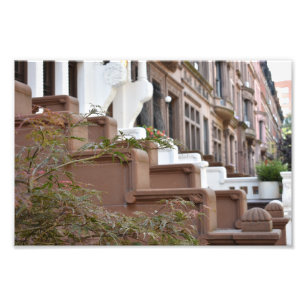 Upper West Side Brownstones New York City NYC Photo Print