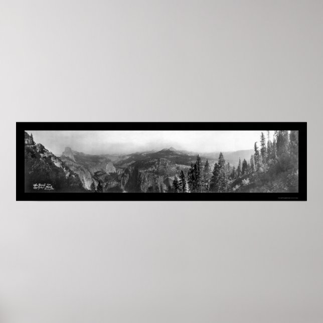 Upper Yosemite CA Photo 1911 Poster (Front)