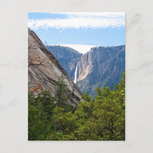Upper Yosemite Falls and Glacier Point Postcard (Front)