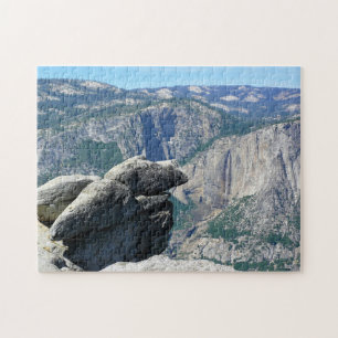 Upper Yosemite Falls from Glacier Point, CA Jigsaw Puzzle