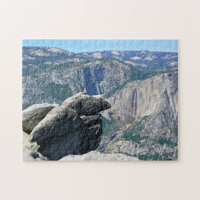 Upper Yosemite Falls from Glacier Point, CA Jigsaw Puzzle (Horizontal)
