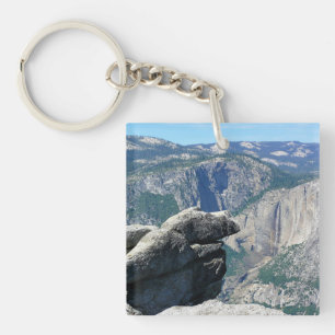 Upper Yosemite Falls from Glacier Point, CA Key Ring
