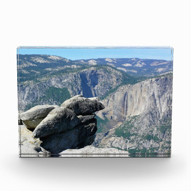 Upper Yosemite Falls from Glacier Point, CA Photo Block (Front)