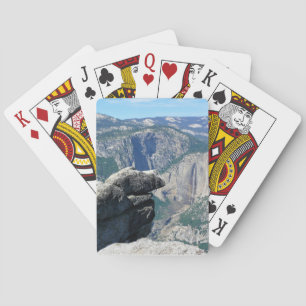Upper Yosemite Falls from Glacier Point, CA Playing Cards