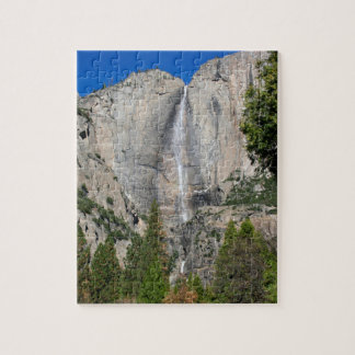 Upper Yosemite Falls in November Jigsaw Puzzle
