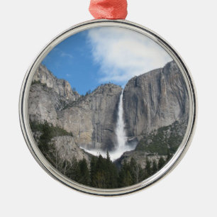Upper Yosemite Falls Metal Tree Decoration