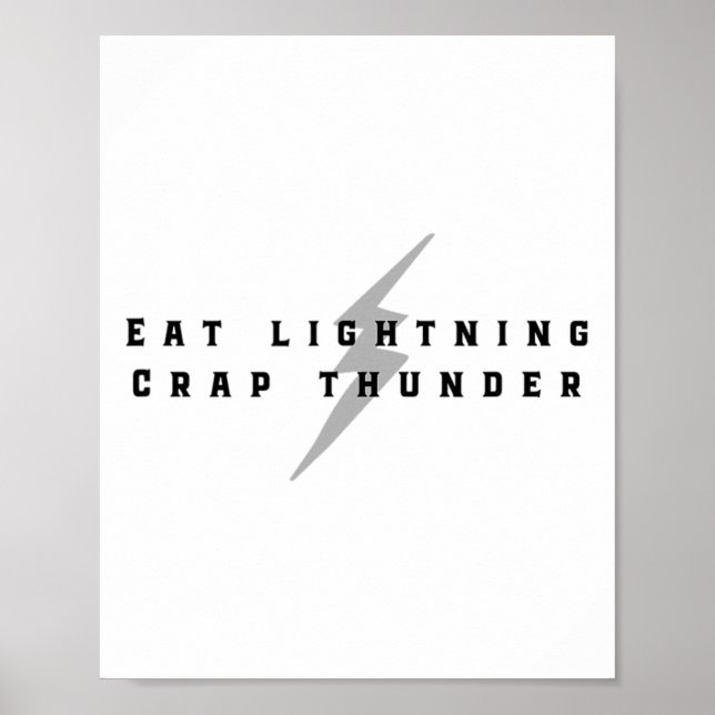 Uppercut Ppv Title Fight Boxing Tees Eat Lightning Poster (Front)