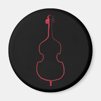 Upright Bass Ink Magnet